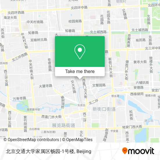 北京交通大学家属区畅园-1号楼 map