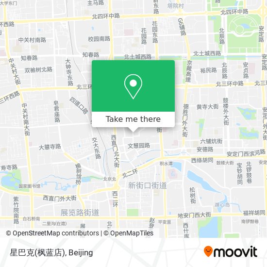 星巴克(枫蓝店) map