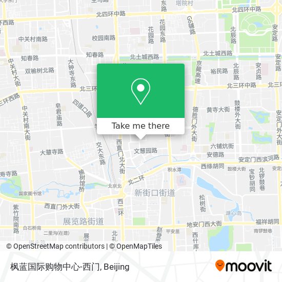 枫蓝国际购物中心-西门 map