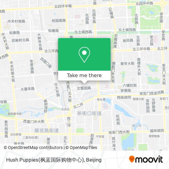 Hush Puppies(枫蓝国际购物中心) map