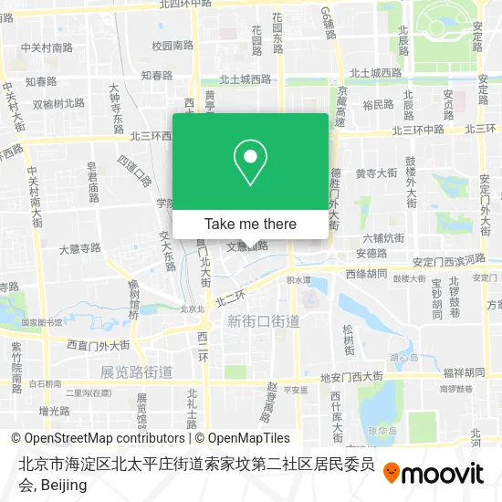 北京市海淀区北太平庄街道索家坟第二社区居民委员会 map