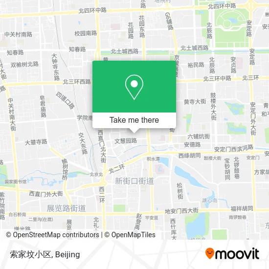 索家坟小区 map