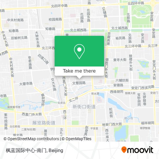 枫蓝国际中心-南门 map