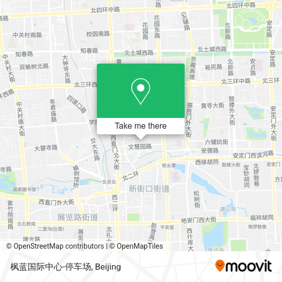 枫蓝国际中心-停车场 map