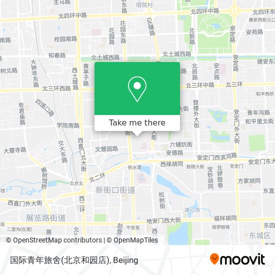 国际青年旅舍(北京和园店) map