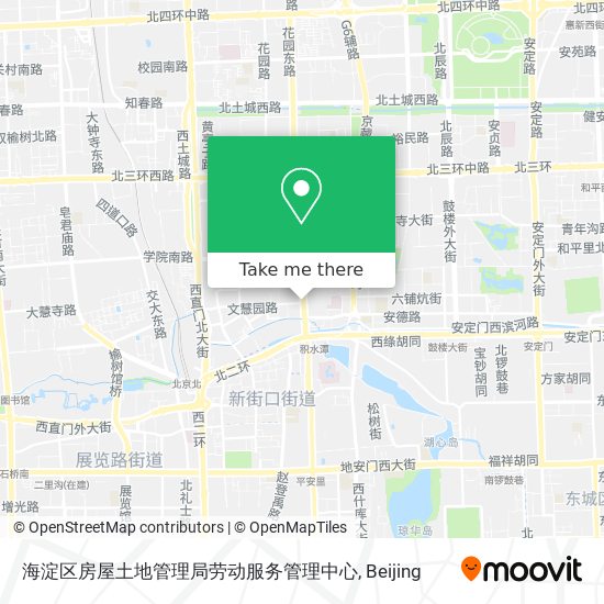 海淀区房屋土地管理局劳动服务管理中心 map