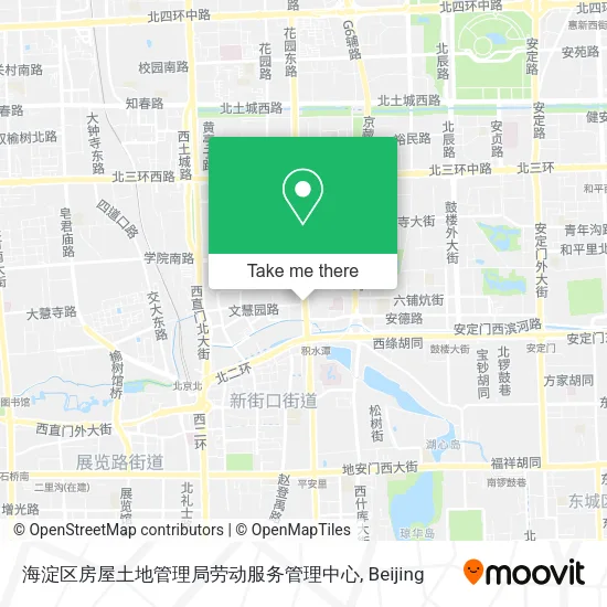 海淀区房屋土地管理局劳动服务管理中心 map
