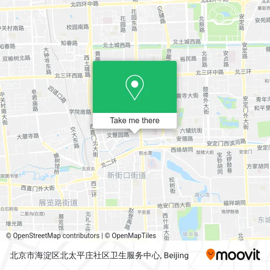 北京市海淀区北太平庄社区卫生服务中心 map