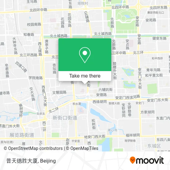 普天德胜大厦 map