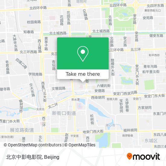 北京中影电影院 map