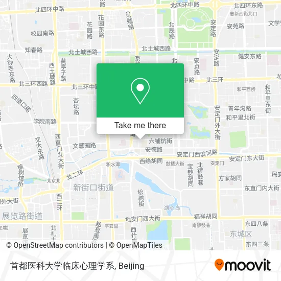 首都医科大学临床心理学系 map