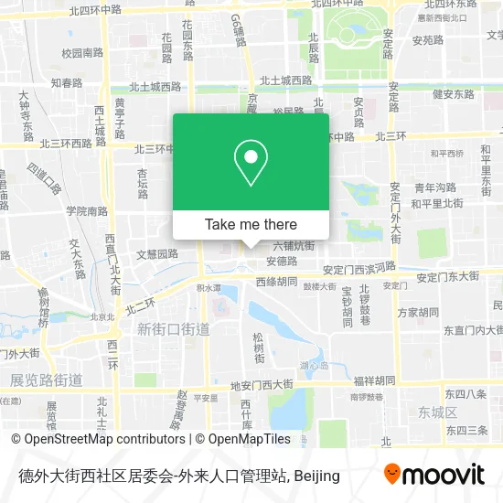 德外大街西社区居委会-外来人口管理站 map