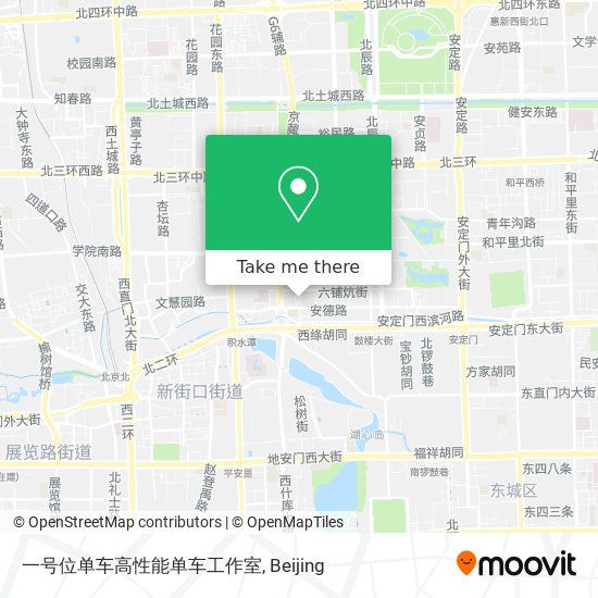 一号位单车高性能单车工作室 map