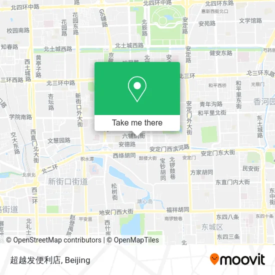 超越发便利店 map