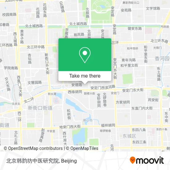 北京韩韵坊中医研究院 map