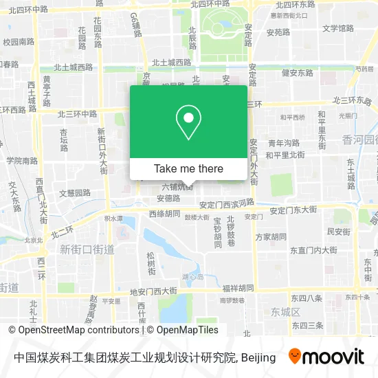 中国煤炭科工集团煤炭工业规划设计研究院 map