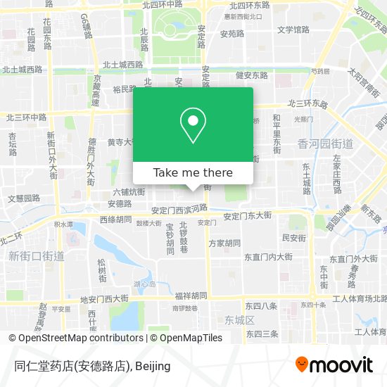 同仁堂药店(安德路店) map