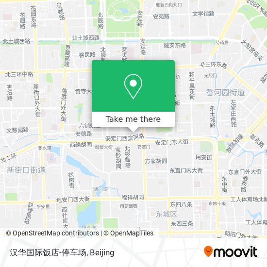汉华国际饭店-停车场 map