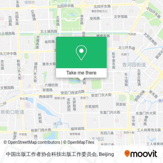 中国出版工作者协会科技出版工作委员会 map