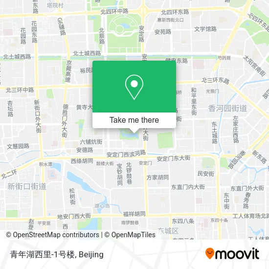 青年湖西里-1号楼 map