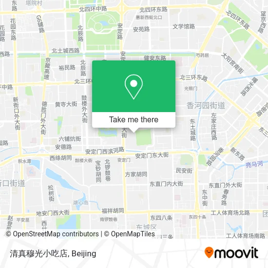 清真穆光小吃店 map