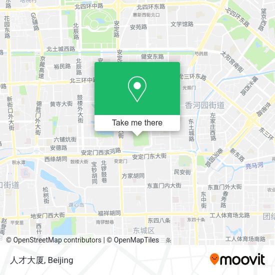 人才大厦 map