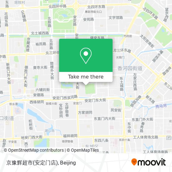 京豫辉超市(安定门店) map