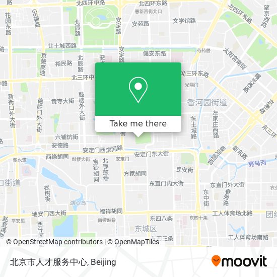 北京市人才服务中心 map