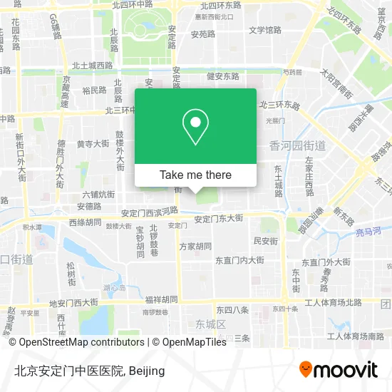 北京安定门中医医院 map