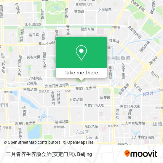 三月春养生养颜会所(安定门店) map