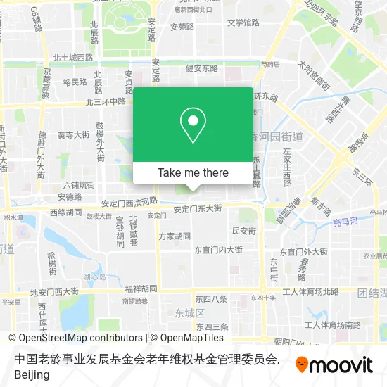 中国老龄事业发展基金会老年维权基金管理委员会 map