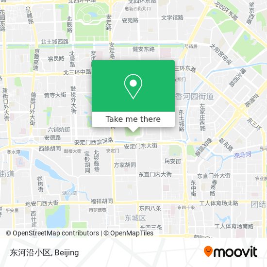 东河沿小区 map
