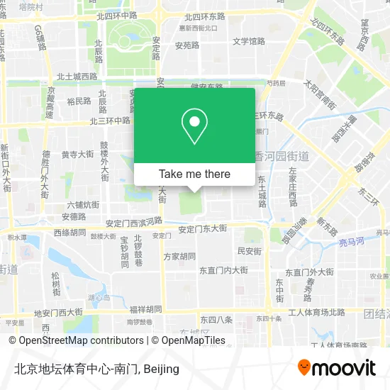 北京地坛体育中心-南门 map