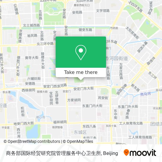 商务部国际经贸研究院管理服务中心卫生所 map