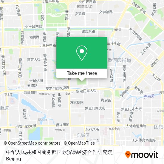 中华人民共和国商务部国际贸易经济合作研究院 map