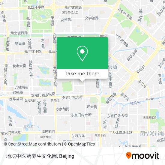 地坛中医药养生文化园 map