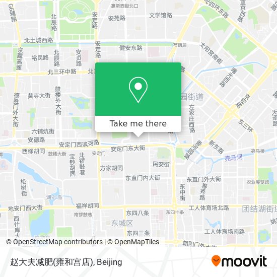 赵大夫减肥(雍和宫店) map