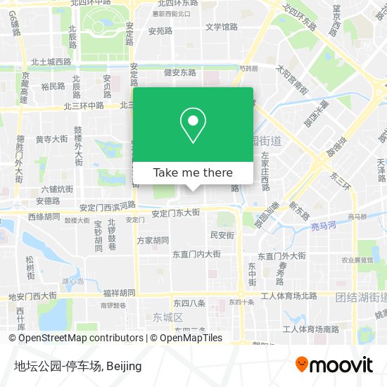 地坛公园-停车场 map