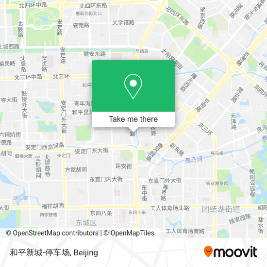 和平新城-停车场 map
