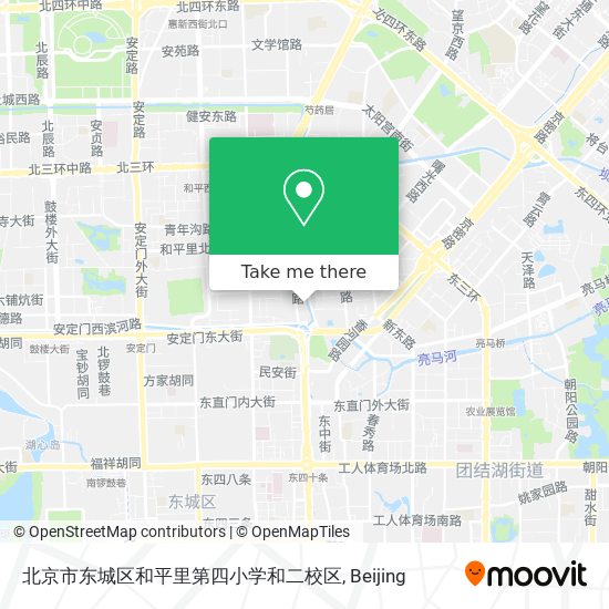 北京市东城区和平里第四小学和二校区 map