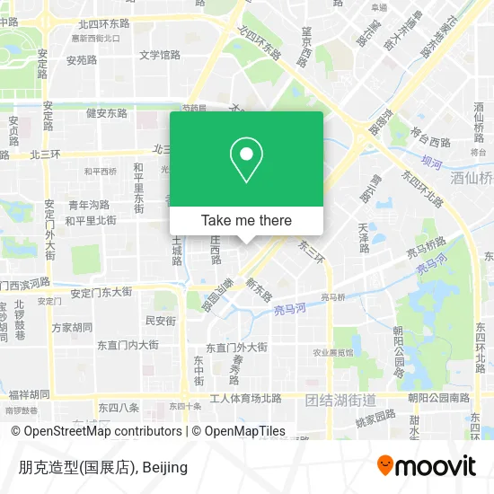 朋克造型(国展店) map