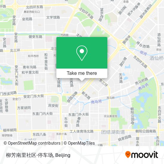 柳芳南里社区-停车场 map