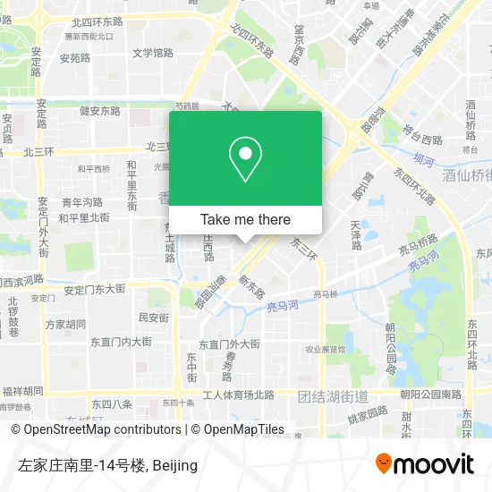 左家庄南里-14号楼 map
