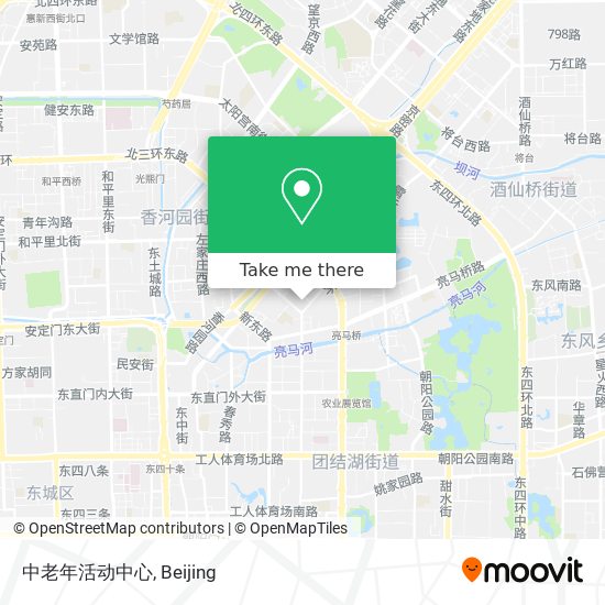 中老年活动中心 map