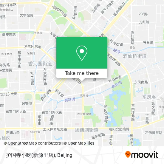 护国寺小吃(新源里店) map