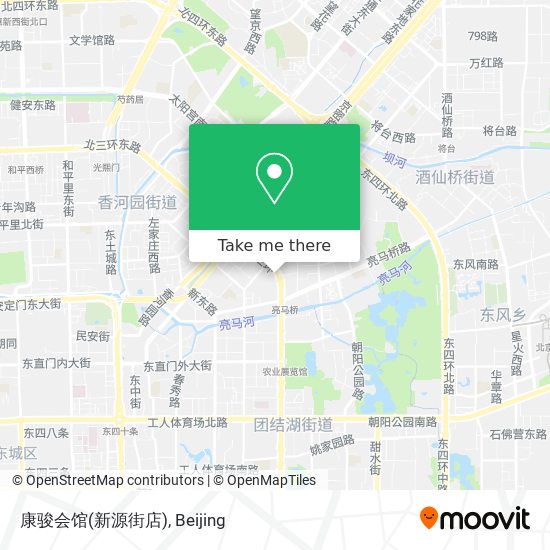康骏会馆(新源街店) map