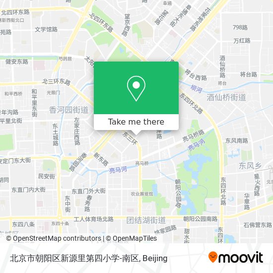 北京市朝阳区新源里第四小学-南区 map