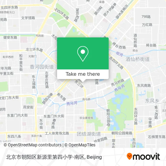 北京市朝阳区新源里第四小学-南区 map