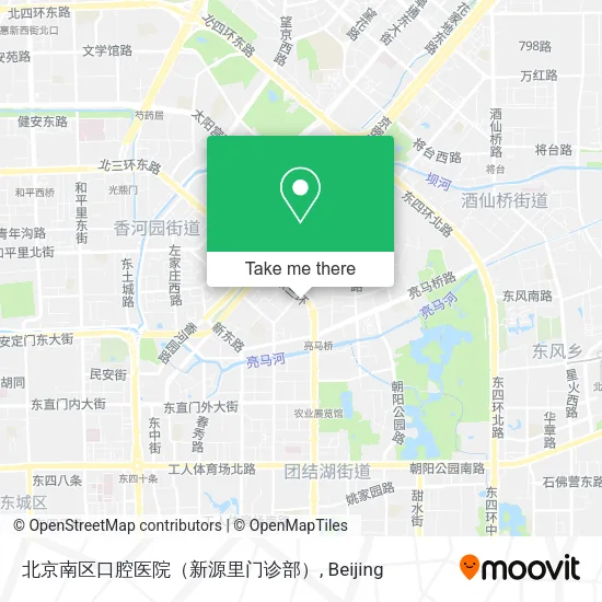北京南区口腔医院（新源里门诊部） map
