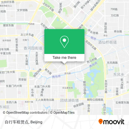 自行车租赁点 map